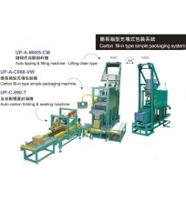 Carton fill-in type simple packaging machine