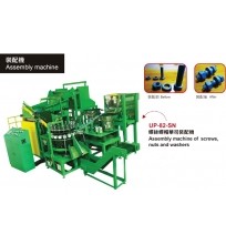 Assembly machine of screws, nuts and washers