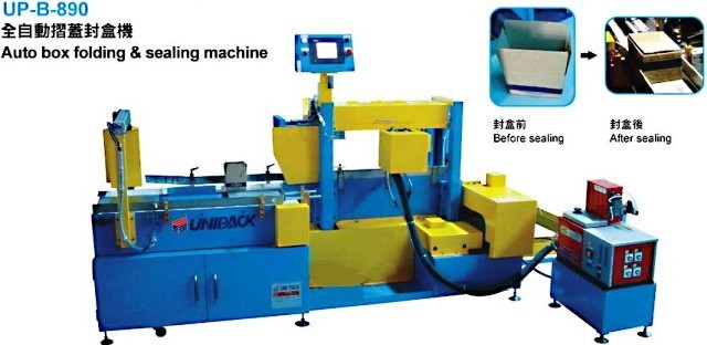 Auto box folding & sealing machine