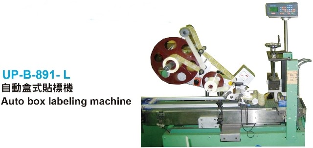 Auto box labeling machine